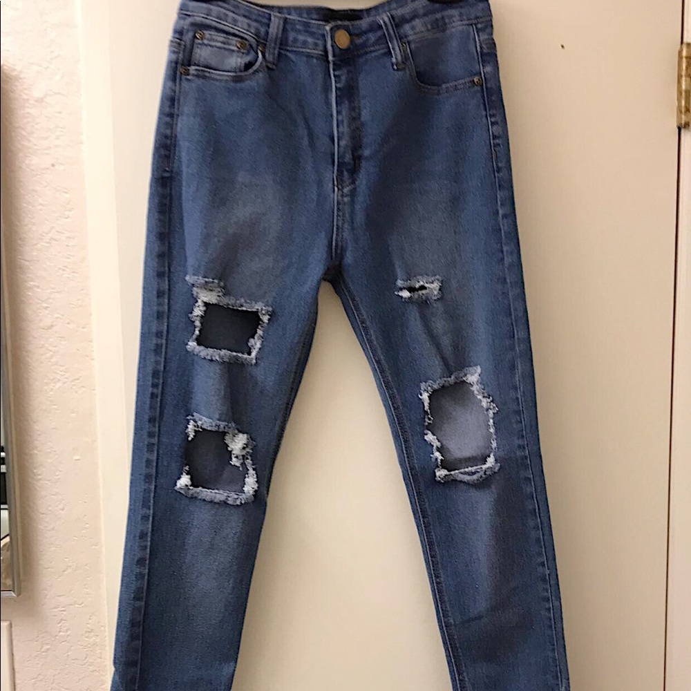 ripped jeans